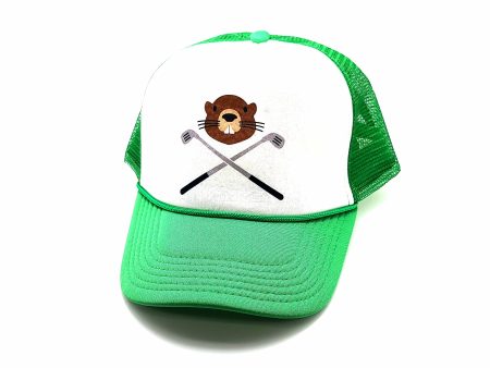 Headline Golfing Gopher Trucker Cap Cheap