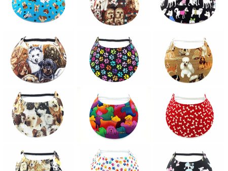 Dog Patterns Foam Sun Visor Discount