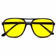 The Bowler Plastic Frame Navigator Night Driving Glasses on Sale