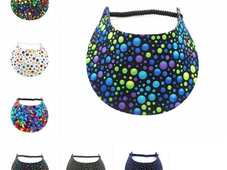 Bubble and Scatter Dots Patterns Foam Sun Visor Supply