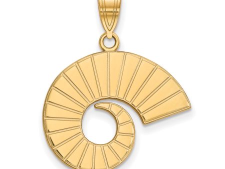 10k Yellow Gold Colorado State Large Pendant For Discount