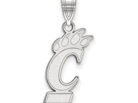 10k White Gold U of Cincinnati Large Pendant Fashion