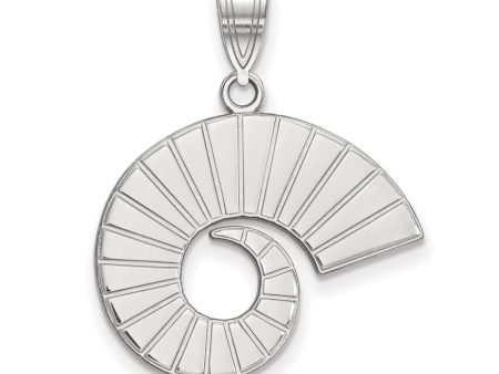 14k White Gold Colorado State Large Pendant Online now