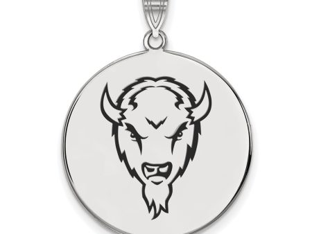 Sterling Silver Marshall U XL Enamel Disc Pendant For Sale