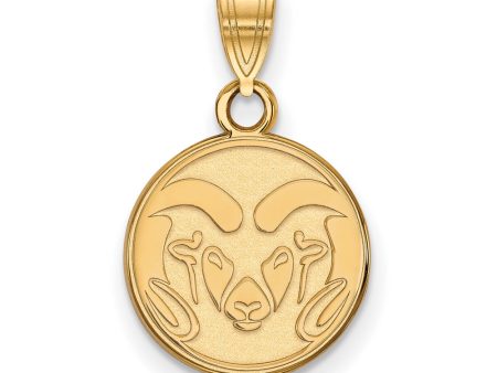 14k Yellow Gold Colorado State Small Logo Pendant Online