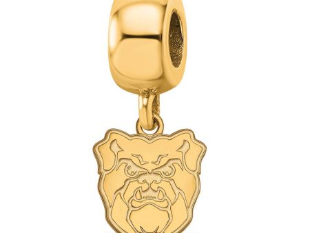 14K Yellow Gold Plated Sterling Silver Butler U. XS Dangle Bead Charm For Discount