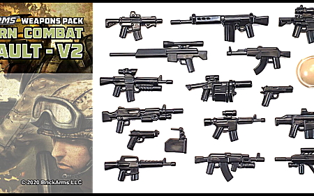 BRICKARMS MODERN COMBAT ASSAULT V2 WEAPONS PACK Sale