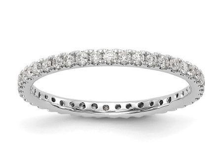 1.7mm Platinum U Shared Prong 1 2 Ctw Diamond Eternity Band Cheap