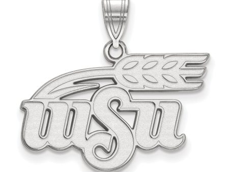 Sterling Silver Wichita State Large Logo Pendant Discount