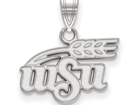 Sterling Silver Wichita State Small Logo Pendant For Cheap