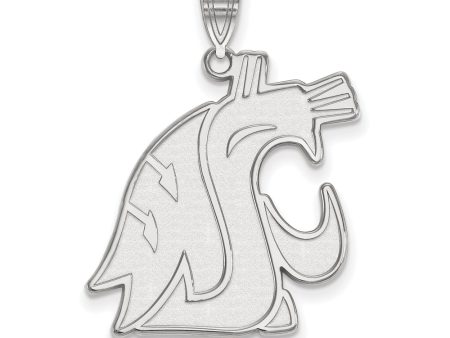 Sterling Silver Washington State XL Mascot Pendant on Sale