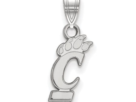 10k White Gold U of Cincinnati Small Pendant Online Hot Sale