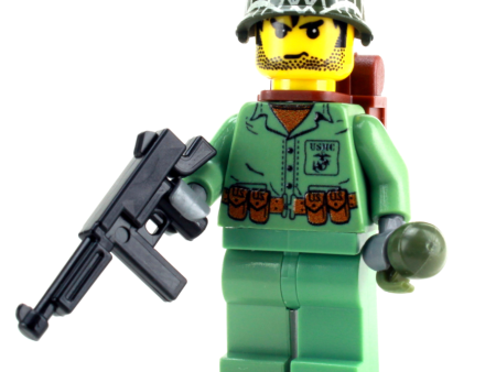 WWII Marine Soldier Custom Minifigure Online Sale