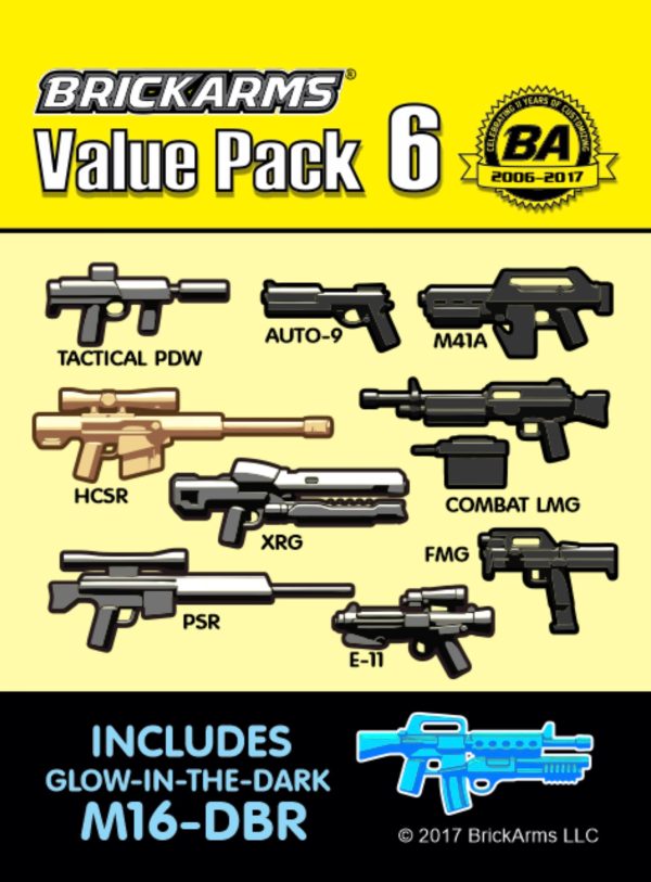 BRICKARMS VALUE PACK 6 Online now