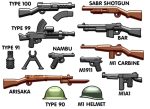 BRICKARMS WWII PACIFIC WEAPONS PACK Cheap