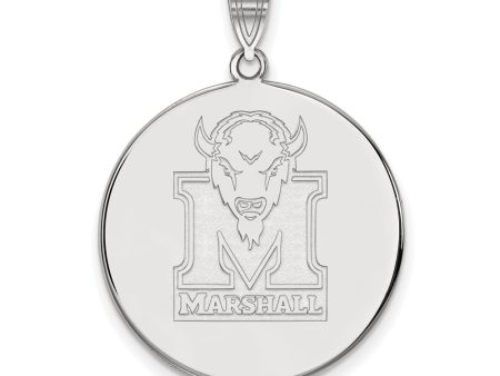 Sterling Silver Marshall U XL Logo Disc Pendant Sale