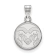 14k White Gold Colorado State Small Logo Pendant Online