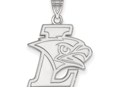 10K White Gold Lehigh University Large Logo Pendant Online Sale