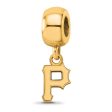 14KY Gold Plated Sterling Silver MLB Pittsburgh Pirates XS Dangle Bead Supply