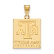 14k Gold Plated Silver Texas A&M U. Large Pendant Online Hot Sale