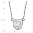 10k White Gold Military Academy Small Shield Necklace Online Sale