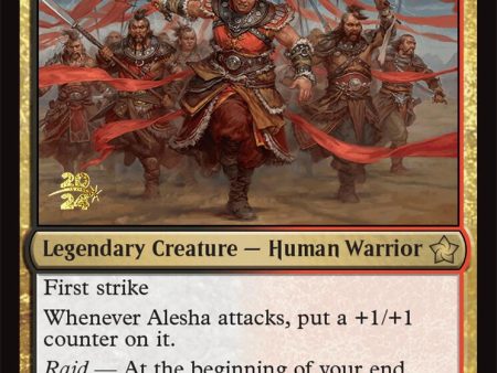 Alesha, Who Laughs at Fate [Foundations Prerelease Promos] For Discount