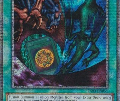 Polymerization (Alternate Art) (Quarter Century Secret Rare) [RA03-EN051] Quarter Century Secret Rare For Sale